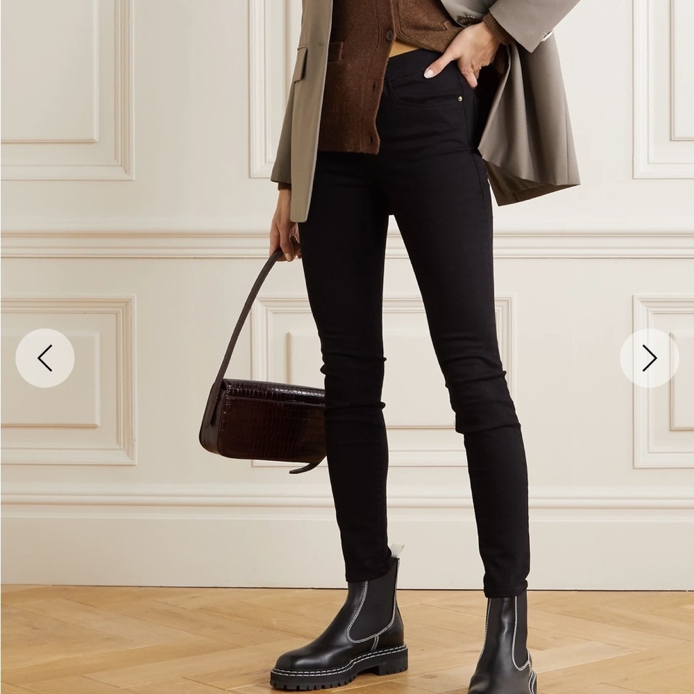 Frame Le Skinny De Jeanne Black Size 27